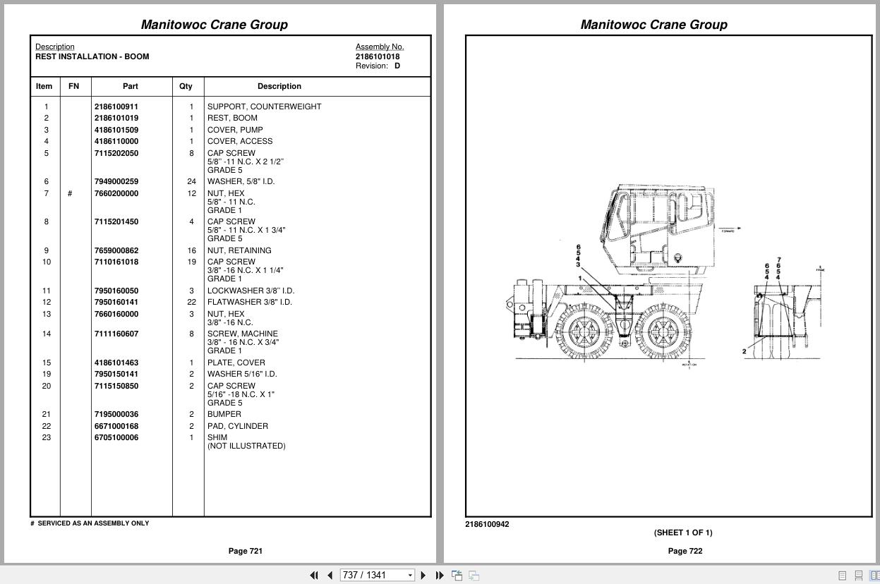Grove Crane TMS870 88105 Parts Manual 2005 (2)