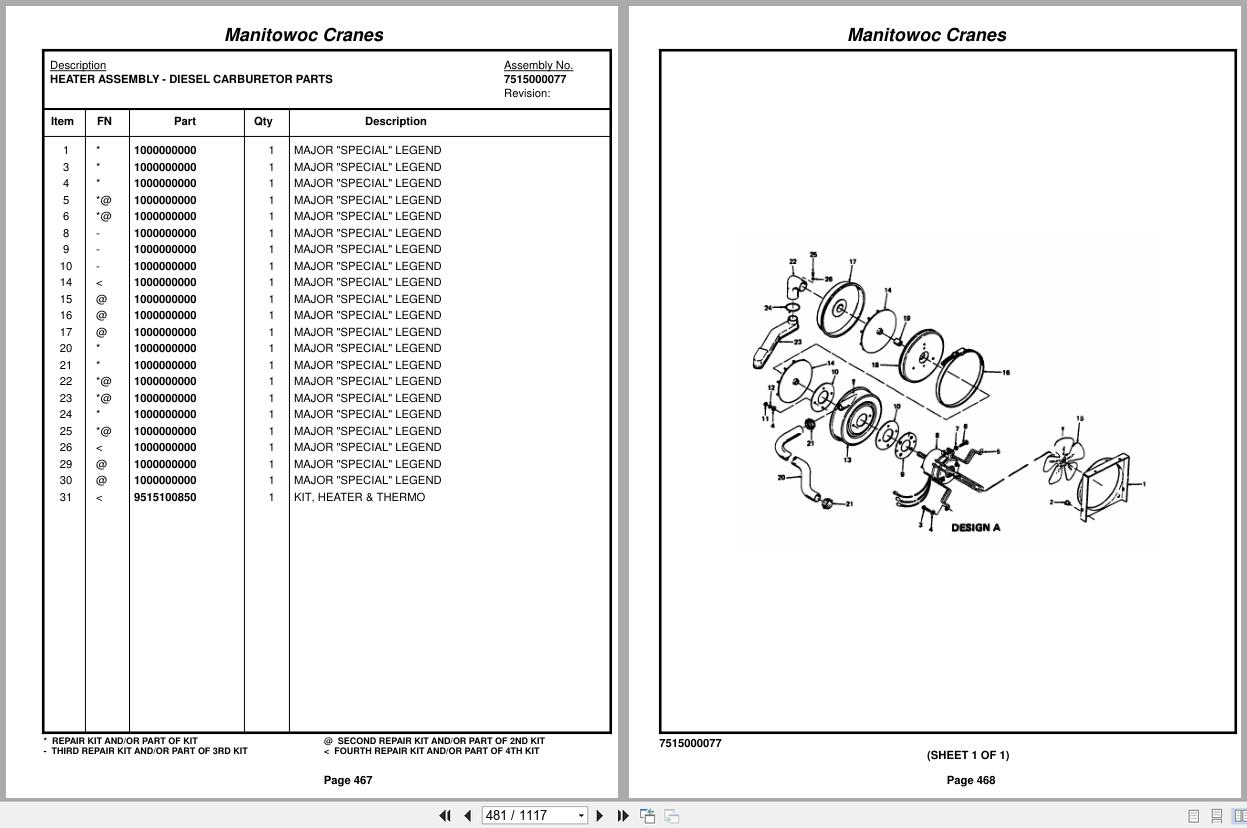 Grove Crane TMS875B 76932 Parts Manual 2015 (2)