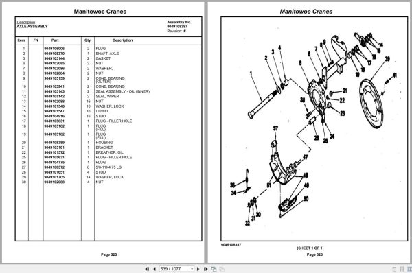Grove Crane TMS875B 77035 Parts Manual 2022 (2)