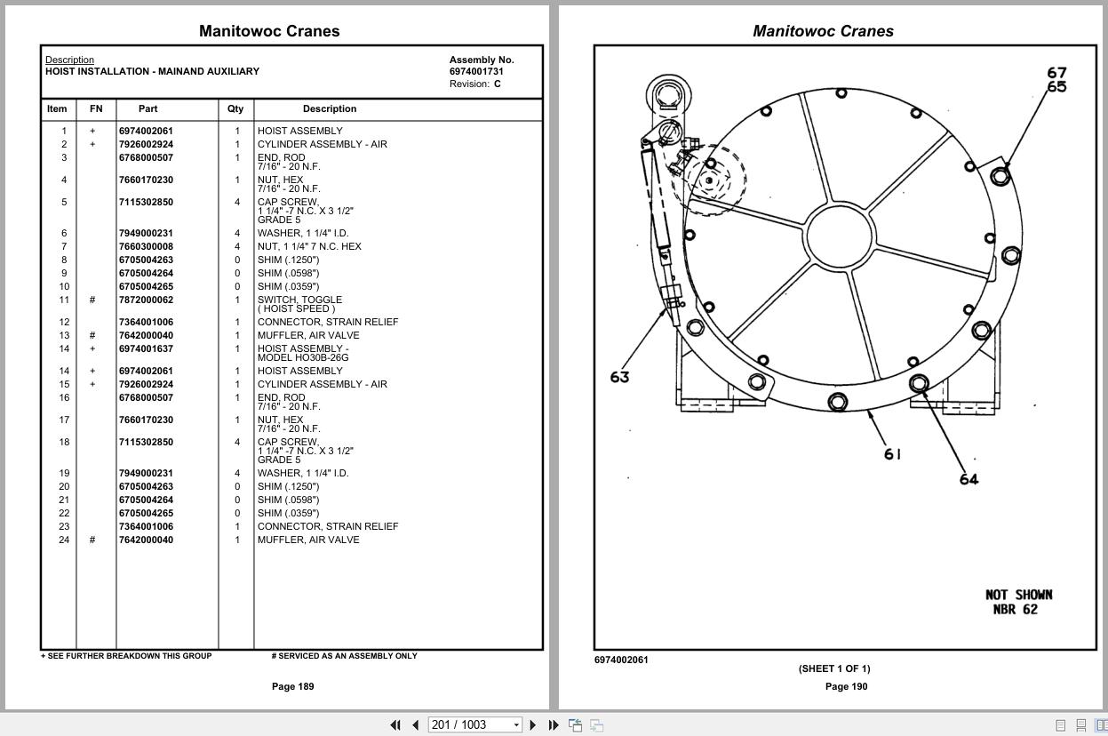 Grove Crane TMS875B 79859 Parts Manual 2022 (2)