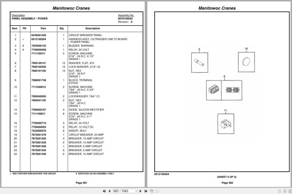 Grove Crane TMS875C 221797 Parts Manual 2014 (2)