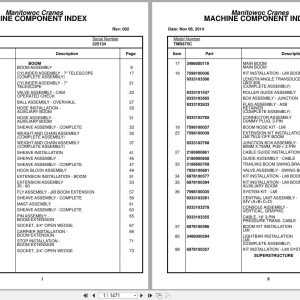 Grove Crane TMS875C 222134 Parts Manual 2014 (1)