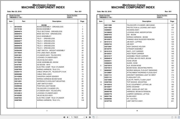 Grove Crane TMS9000 2 115t 235914 Parts Manual 2018 (1)