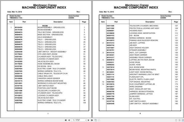 Grove Crane TMS9000 2 115t 235990 Parts Manual 2018 (1)