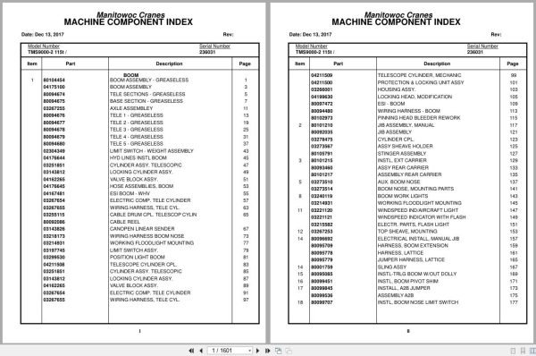 Grove Crane TMS9000 2 115t 236031 Parts Manual 2017 (1)