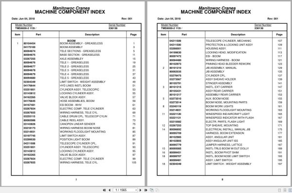 Grove Crane TMS9000 2 115t 236136 Parts Manual 2018 (1)