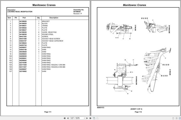 Grove Crane TMS9000 2 115t 236396 Parts Manual 2019 (2)