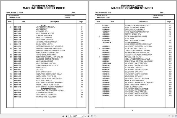 Grove Crane TMS9000 2 115t 236406 Parts Manual 2019 (1)