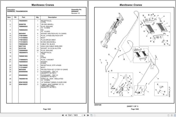 Grove Crane TMS9000 2 115t 236407 Parts Manual 2019 (2)