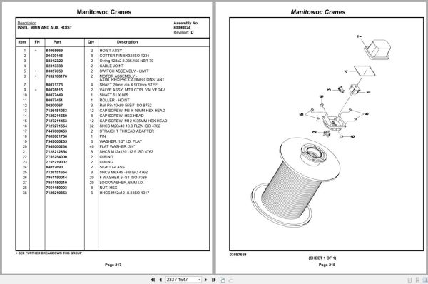 Grove Crane TMS9000 2 115t 236431 Parts Manual 2019 (2)