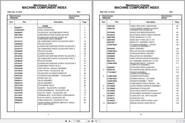 Grove Crane TMS9000E 400046 Parts Manual 2016 (1)