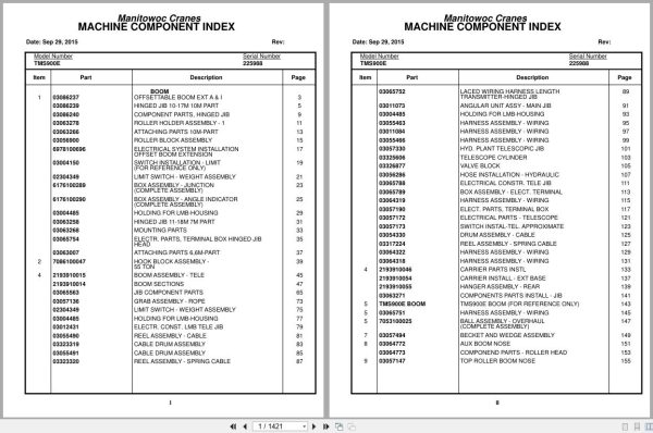 Grove Crane TMS900E 225988 Parts Manual 2015 (1)