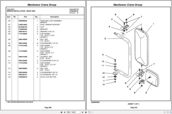 Grove Crane TMS900E 226395 Parts Manual 2007 (2)