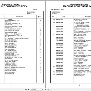 Grove Crane TTS870 84723 Parts Manual 2022 (1)