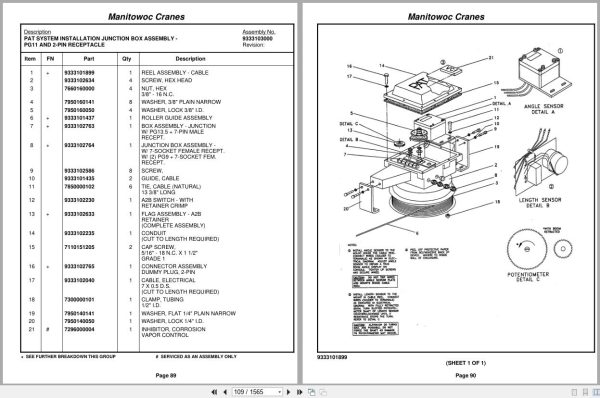 Grove Crane TTS870 84840 Parts Manual 2009 (2)