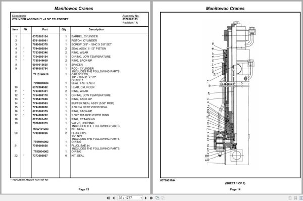 Grove Crane TTS870 87304 Parts Manual 2013 (2)