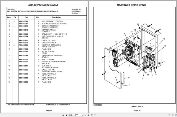 Grove Crane TTS870 87551 Parts Manual 2005 (2)