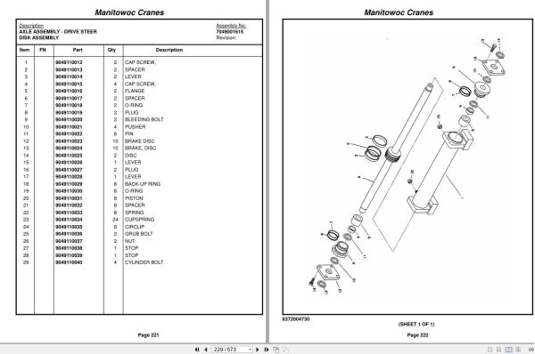 Grove Crane YB4408 320199 Parts Manual 2017 (2)