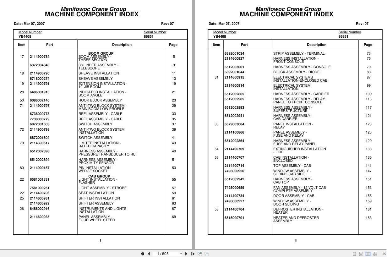 Grove Crane YB4408 86851 Parts Manual 2007 (1)