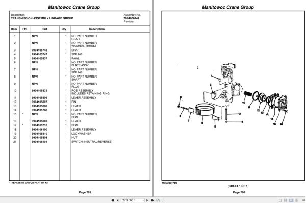 Grove Crane YB4408 86851 Parts Manual 2007 (2)
