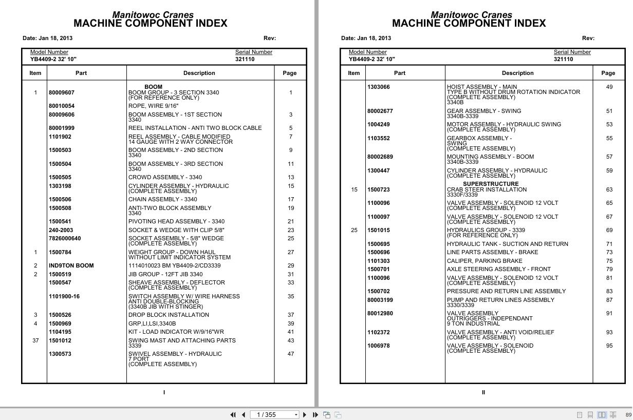 Grove Crane YB4409 2 321110 Parts Manual 2013 (1)