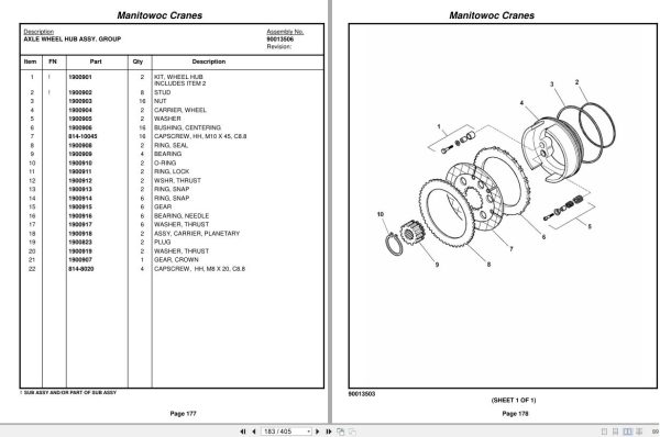 Grove Crane YB4409 2 321302 Parts Manual 2017 (2)