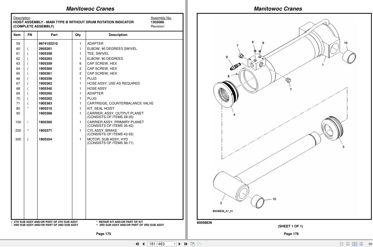 Grove Crane YB4409 2 322437 Parts Manual 2016 (1)