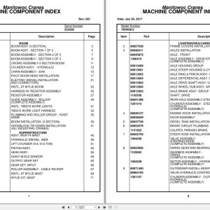 Grove Crane YB4409 2 322438 Parts Manual 2017 (1)
