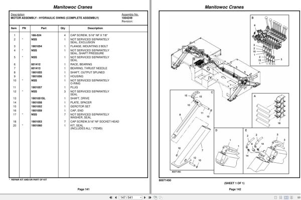 Grove Crane YB4409 2 322509 Parts Manual 2018 (2)