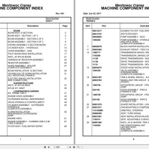 Grove Crane YB4409 2 322517 Parts Manual 2017 (1)