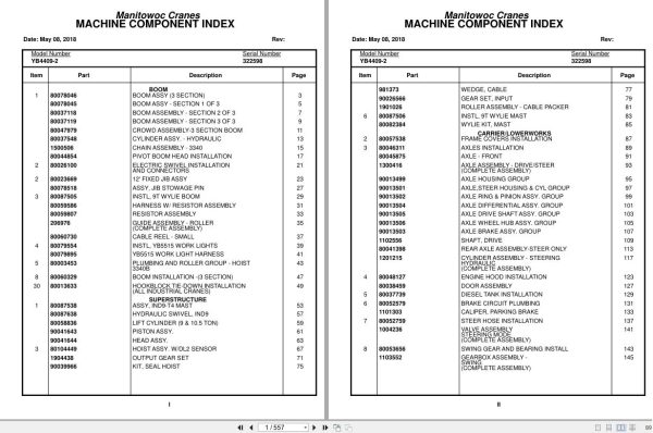 Grove Crane YB4409 2 322598 Parts Manual 2018 (1)