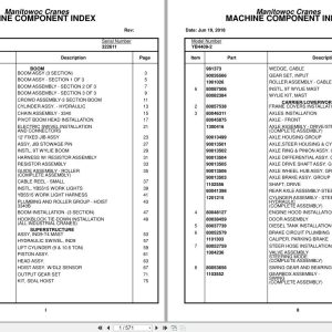 Grove Crane YB4409 2 322611 Parts Manual 2018 (1)