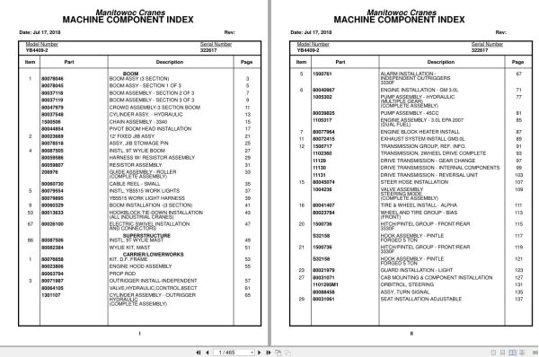 Grove Crane YB4409 2 322617 Parts Manual 2018 (1)