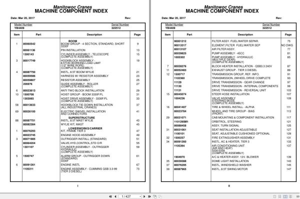 Grove Crane YB4409 322512 Parts Manual 2017 (1)
