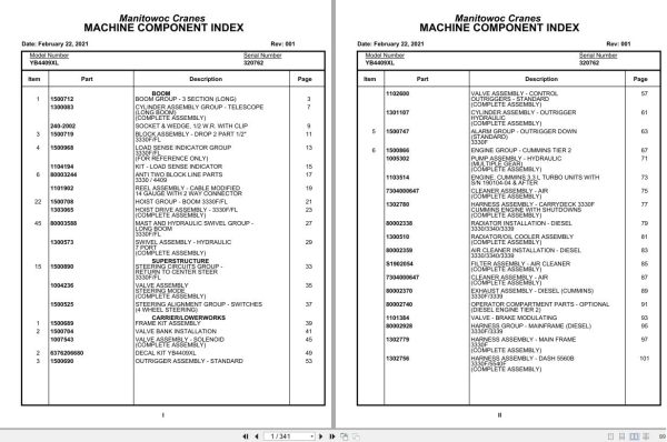 Grove Crane YB4409XL 320762 Parts Manual 2021 (1)