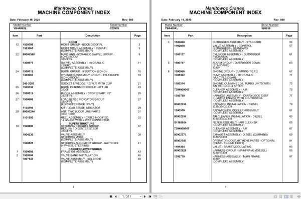 Grove Crane YB4409XL 320939 Parts Manual 2020 (1)