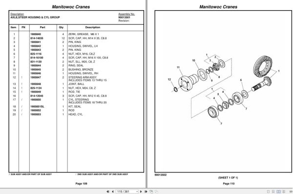 Grove Crane YB4409XL 321658 Parts Manual 2017 (2)