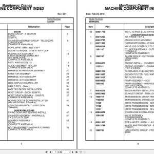 Grove Crane YB4409XL 322134 Parts Manual 2016 (1)