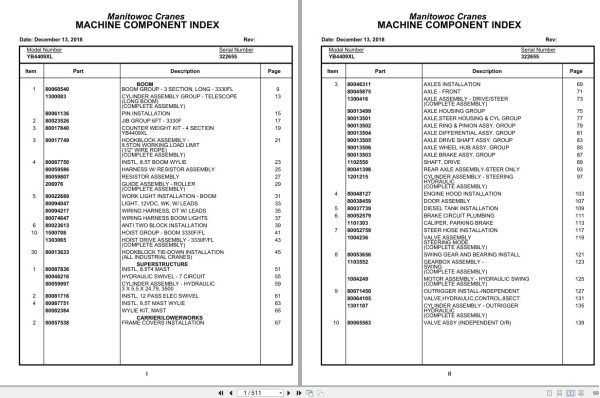 Grove Crane YB4409XL 322655 Parts Manual 2018 (1)