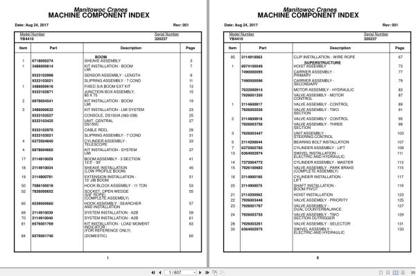 Grove Crane YB4410 320237 Parts Manual 2017 (1)