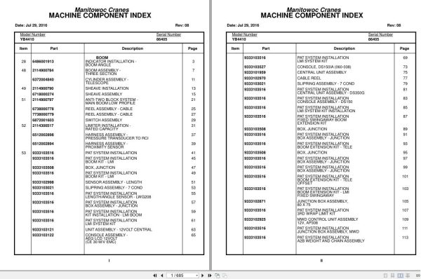 Grove Crane YB4410 86405 Parts Manual 2016 (1)