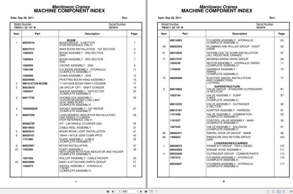 Grove Crane YB4411 321674 Parts Manual 2011 (1)