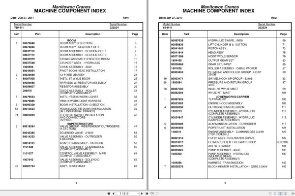 Grove Crane YB4411 322524 Parts Manual 2017 (1)