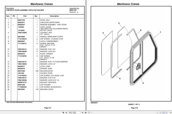 Grove Crane YB4411 322525 Parts Manual 2017 (2)