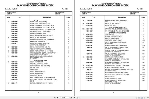 Grove Crane YB4411 322539 Parts Manual 2017 (1)