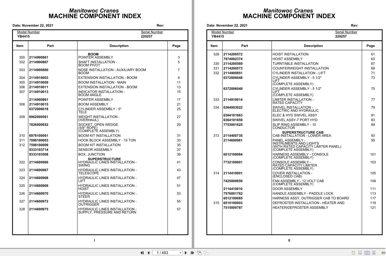 Grove Crane YB4415 220257 Parts Manual 2021 (1)