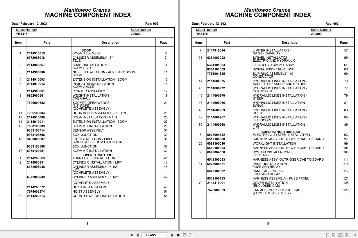 Grove Crane YB4415 220809 Parts Manual 2021 (1)