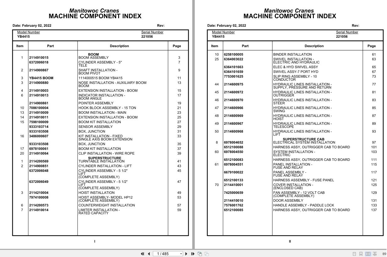 Grove Crane YB4415 221056 Parts Manual 2022 (1)