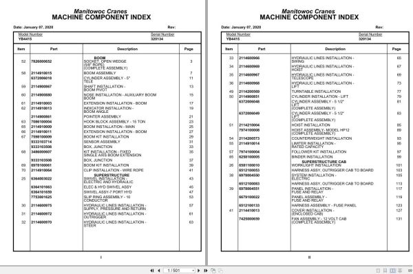 Grove Crane YB4415 320134 Parts Manual 2020 (1)