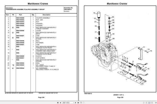 Grove Crane YB4415 320161 Parts Manual 2018 (2)